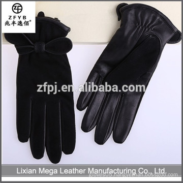 Wholesale Low Price High Quality Fashion Faux Leather Glove